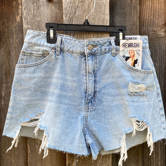 Rewash high rise jean shorts - Picture 5 of 5